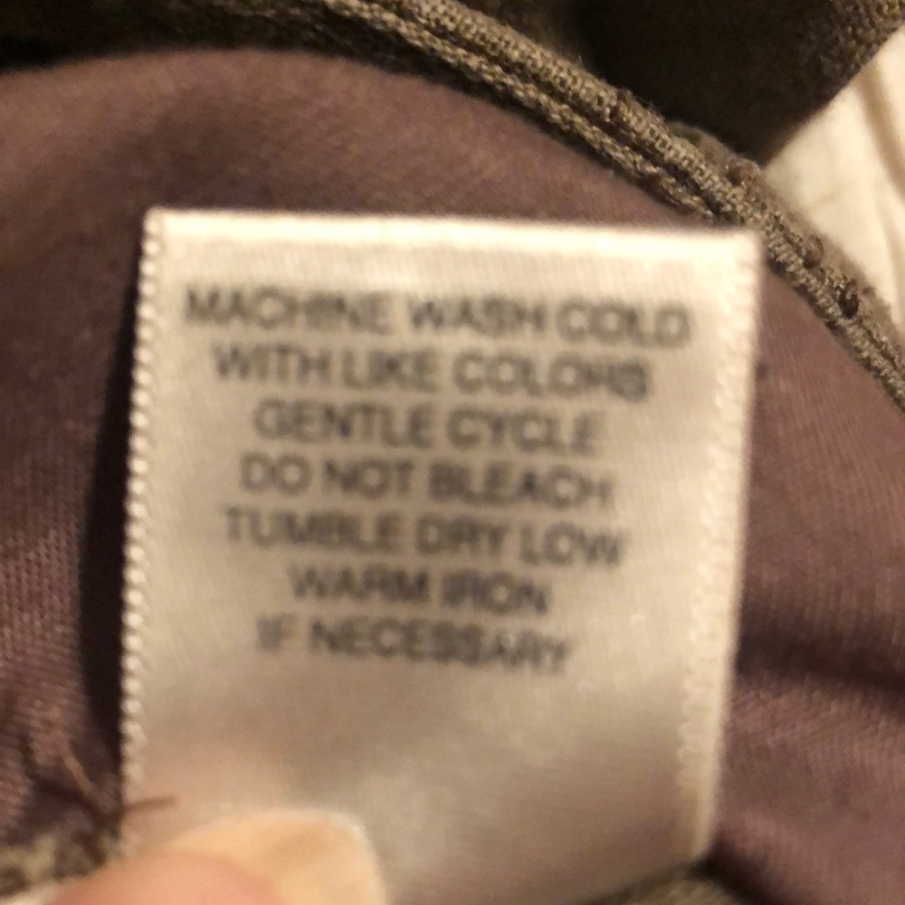 Christopher & Banks size 6 Linen/Rayon Capris - Picture 6 of 6